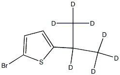 2-Bromo-5-(iso-propyl-d7)-thiophene 结构式