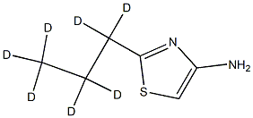 4-Amino-2-(n-propyl-d7)-thiazole 结构式