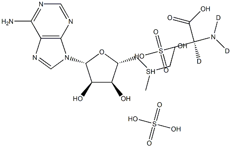 S-(5'-腺苷)-L-蛋氨酸-D3 结构式