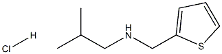 (2-methylpropyl)[(thiophen-2-yl)methyl]amine hydrochloride 结构式