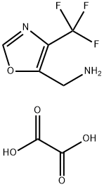 (4-(TRIFLUOROMETHYL)OXAZOL-5-YL)METHANAMINE OXALATE 结构式