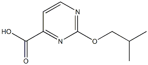 2-Isobutoxypyrimidine-4-carboxylic acid 结构式