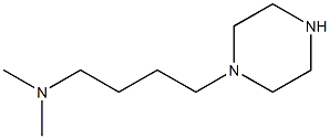 dimethyl[4-(piperazin-1-yl)butyl]amine 结构式