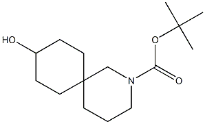 9-羟基-2-氮杂螺[5.5]十一烷-2-羧酸叔丁酯 结构式