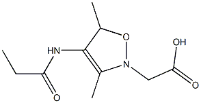 ethyl 2-(3,5-dimethylisoxazole-4-carboxamido)acetate 结构式