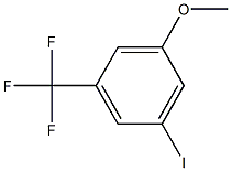 3-碘-5-三氟甲基苯甲醚 结构式
