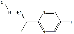 (S)-1-(5-氟嘧啶-2-基)乙胺盐酸盐 结构式