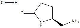 (S)-5-氨基甲基吡咯烷-2-酮盐酸盐 结构式