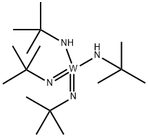 Bis(tert-butylimino)bis(tert-butylamino)tungsten 结构式