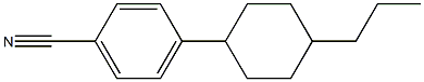 4-(-4-丙基环己基)苯腈 结构式