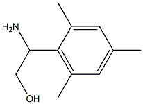 2-AMINO-2-(2,4,6-TRIMETHYLPHENYL)ETHAN-1-OL 结构式