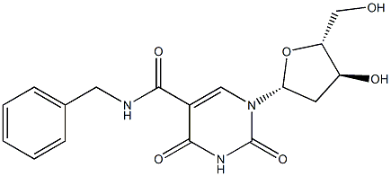 5-(benzylamino carbonyl) 2'-deoxyuridine 结构式