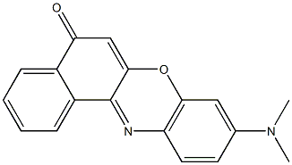 9-(dimethylamino)-5H-benzo[a]phenoxazin-5-one 结构式