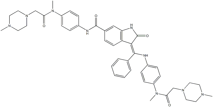 尼达尼布杂质F 结构式