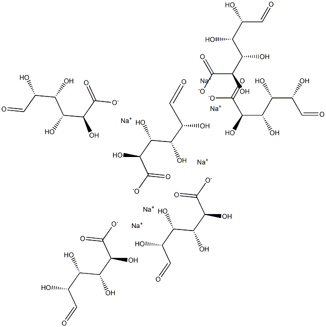L-古罗糖醛酸六糖 结构式