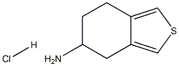 4,5,6,7-tetrahydrobenzo[c]thiophen-5-amine hydrochloride 结构式