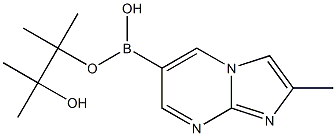 2-Methylimidazo[1,2-a]pyrimidine-6-boronic acid pinacol ester 结构式