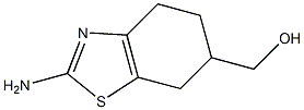 (2-Amino-4,5,6,7-tetrahydro-benzothiazol-6-yl)-methanol 结构式