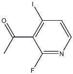 1-(2-氟-4-碘-3-吡啶基)-乙酮 结构式