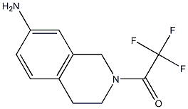 1-(7-amino-3,4-dihydroisoquinolin-2(1H)-yl)-2,2,2-trifluoroethanone 结构式