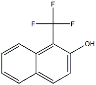 1-(trifluoromethyl)naphthalen-2-ol 结构式