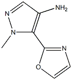 1-methyl-5-(oxazol-2-yl)-1H-pyrazol-4-amine 结构式