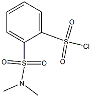 2-(N,N-dimethylsulfamoyl)benzene-1-sulfonyl chloride 结构式