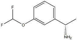 (S)-1-(3-(difluoromethoxy)phenyl)ethanamine 结构式