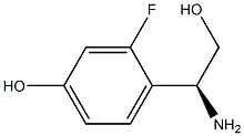 (S)-4-(1-amino-2-hydroxyethyl)-3-fluorophenol 结构式