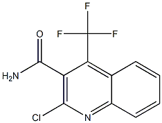 2-chloro-4-(trifluoromethyl)quinoline-3-carboxamide 结构式