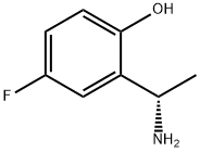 (S)-2-(1-氨基乙基)-4-氟苯酚 结构式