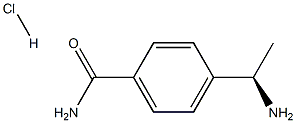 (R)-4-(1-AMINOETHYL)BENZAMIDE HYDROCHLORIDE 结构式