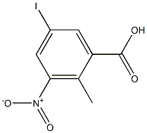 5-iodo-2-methyl-3-nitrobenzoic acid 结构式