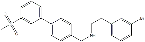 2-(3-bromophenyl)-N-((3'-(methylsulfonyl)-[1,1'
-biphenyl]-4-yl)methyl)ethanamine