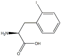 D-2-I-苯丙氨酸 结构式