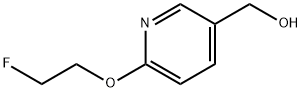 (6-(2-fluoroethoxy)pyridin-3-yl)methanol 结构式