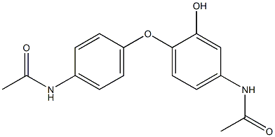 N-(4-(4-acetamido-2-hydroxyphenoxy)phenyl)acetamide 结构式