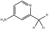4-Amino-2-(methyl-d3)-pyridine 结构式
