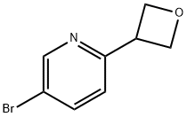 5-溴-2-(噁丁环烷-3-基)吡啶 结构式