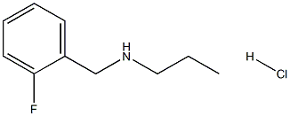 [(2-fluorophenyl)methyl](propyl)amine hydrochloride 结构式