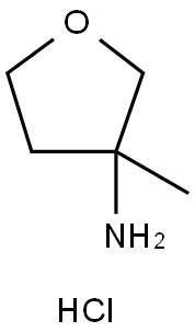 3-METHYLOXOLAN-3-AMINE HYDROCHLORIDE 结构式