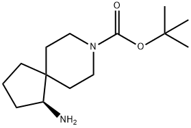 TERT-BUTYL (S)-1-AMINO-8-AZASPIRO[4.5]DECANE-8-CARBOXYLATE 结构式