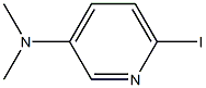 (6-Iodo-pyridin-3-yl)-dimethyl-amine 结构式