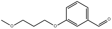 3-(3-methoxypropoxy)benzaldehyde 结构式