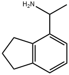 1-(2,3-DIHYDRO-1H-INDEN-4-YL)ETHAN-1-AMINE 结构式