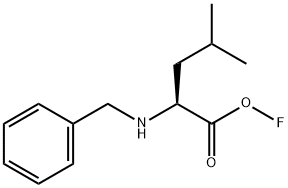 (S)-2-(苄基氨基)-4-氟-4-甲基戊酸 结构式