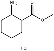 methyl 2-aminocyclohexanecarboxylate hydrochloride 结构式