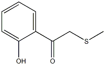 2′-羟基-2-甲硫基苯乙酮 结构式