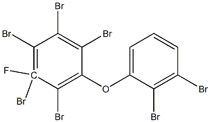3-FLUORO HEPTABROMODIPHENYL ETHER 结构式
