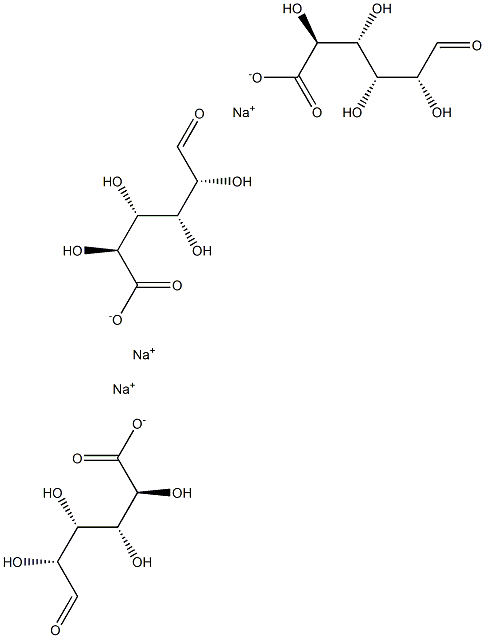 L-古罗糖醛酸三糖 结构式